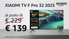 Xiaomi TV F Pro 32 2025 scende a 139€: QLED e Fire TV integrati