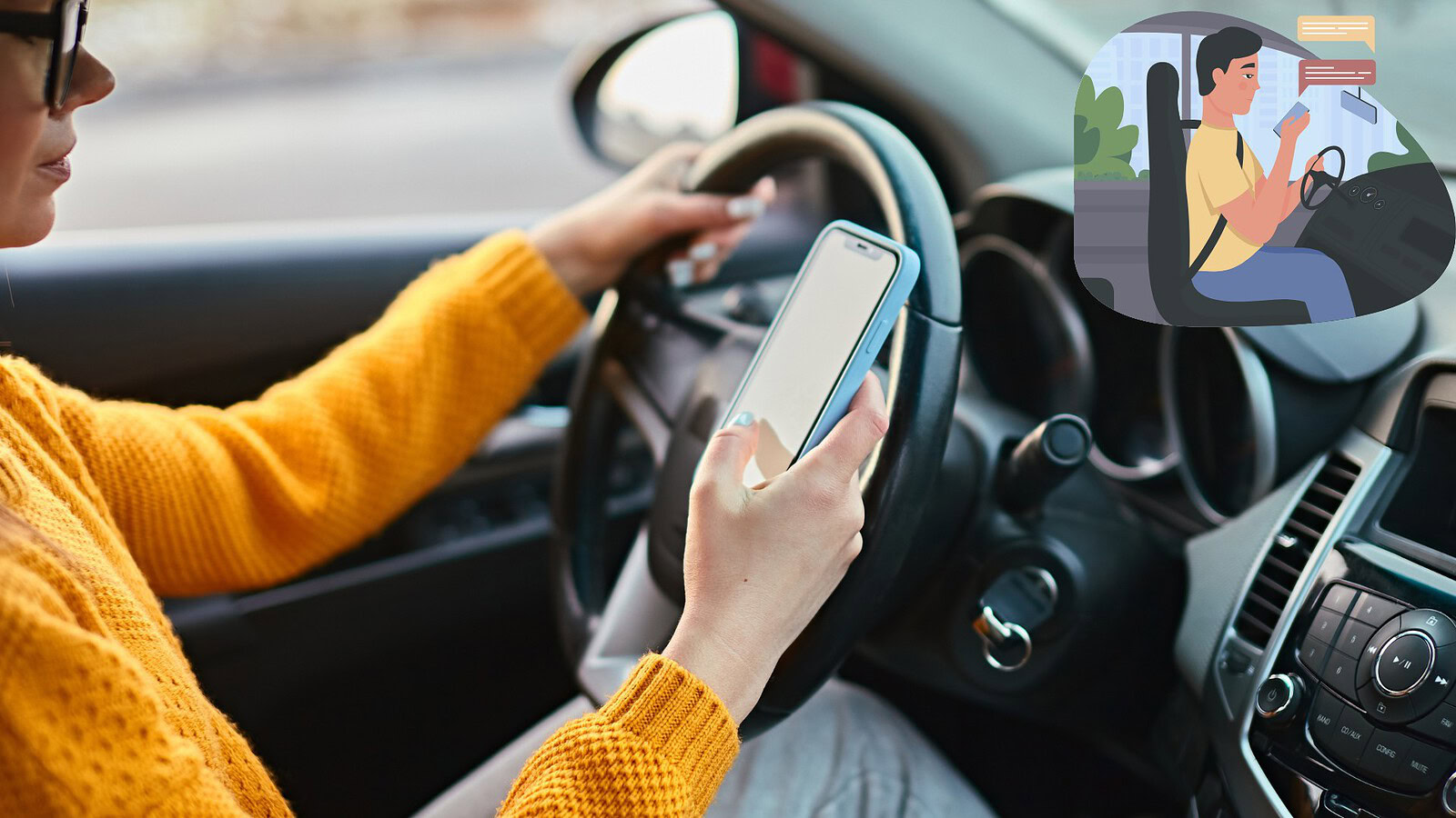 Distrazione al volante: il cruscotto conta più di quanto pensi