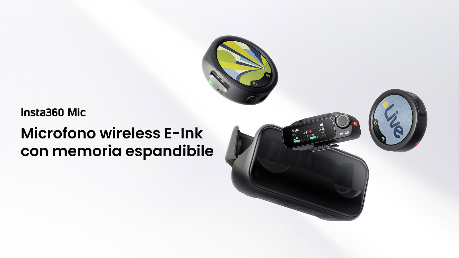Insta360 Mic, audio a 32 bit e fino a 34 ore di autonomia