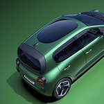 Renault Twingo elettrica: tetto in vetro senza tendina e Gemini