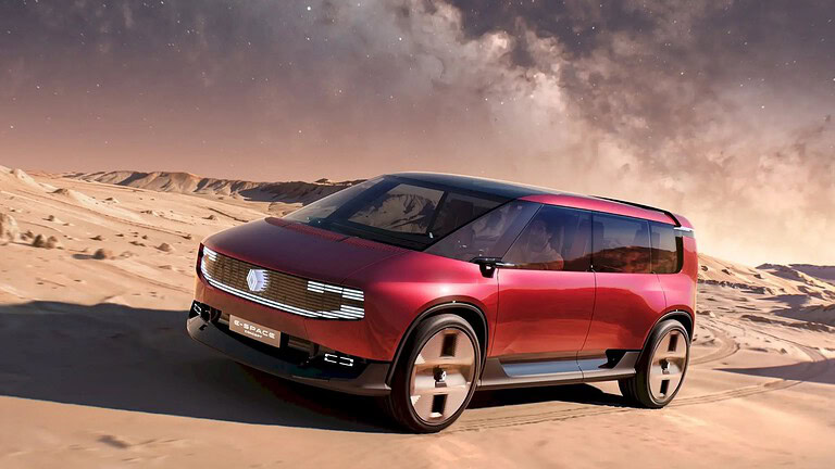 Renault E-Space Concept: il monovolume elettrico che sfida i SUV