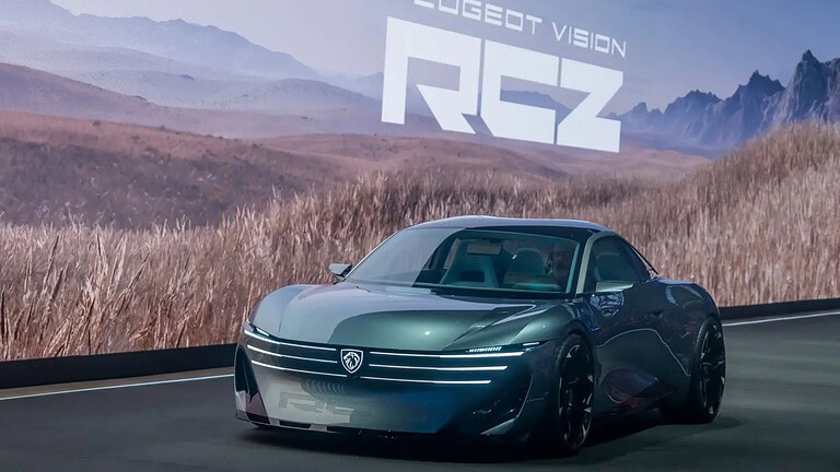 Peugeot RCZ Vision Concept: 500 CV e un volante rettangolare