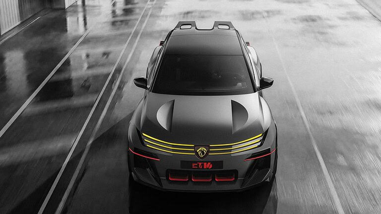 Peugeot E-T16 Concept: 816 CV per i 40 anni della 205 T16