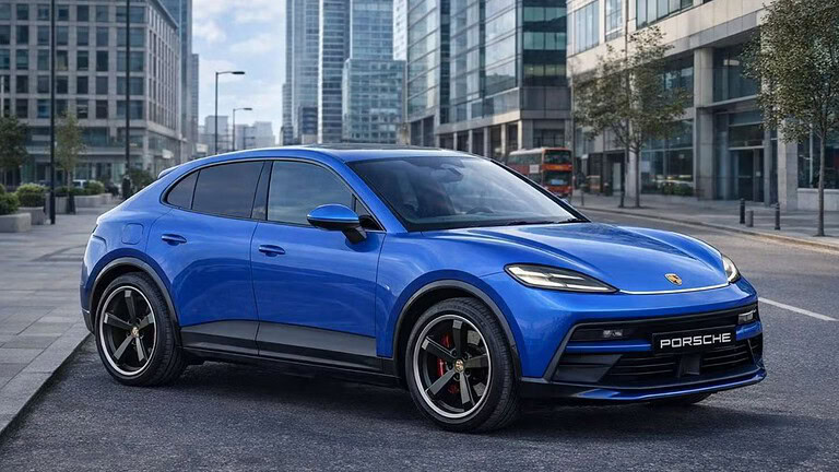 Porsche Macan termica, strano muletto con creste al Nürburgring