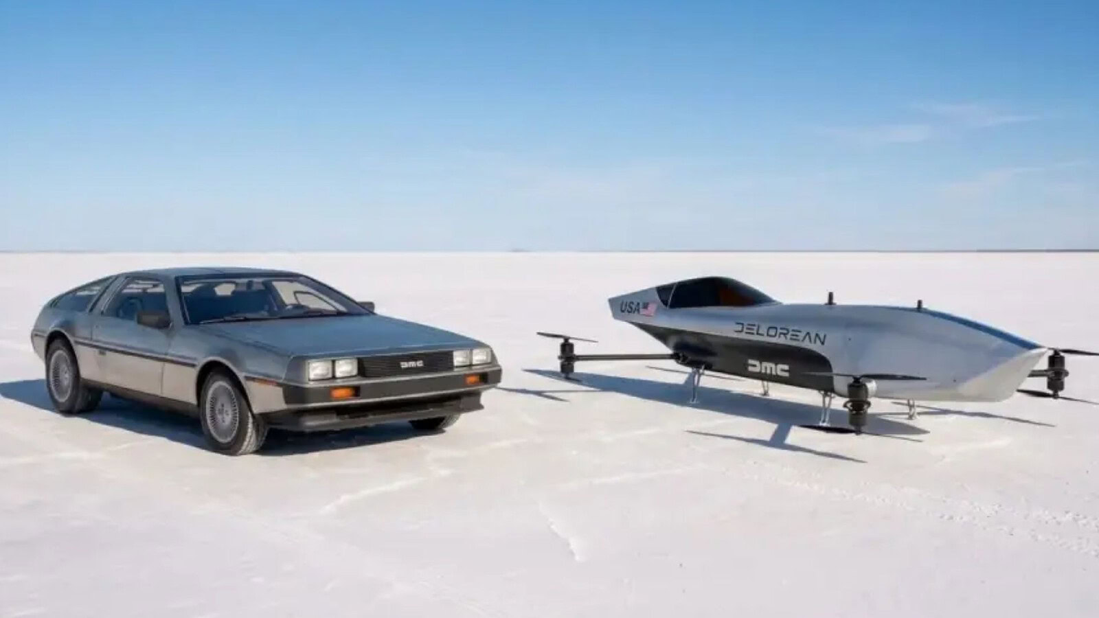 DeLorean entra in Airspeeder: corse aeree elettriche da novembre