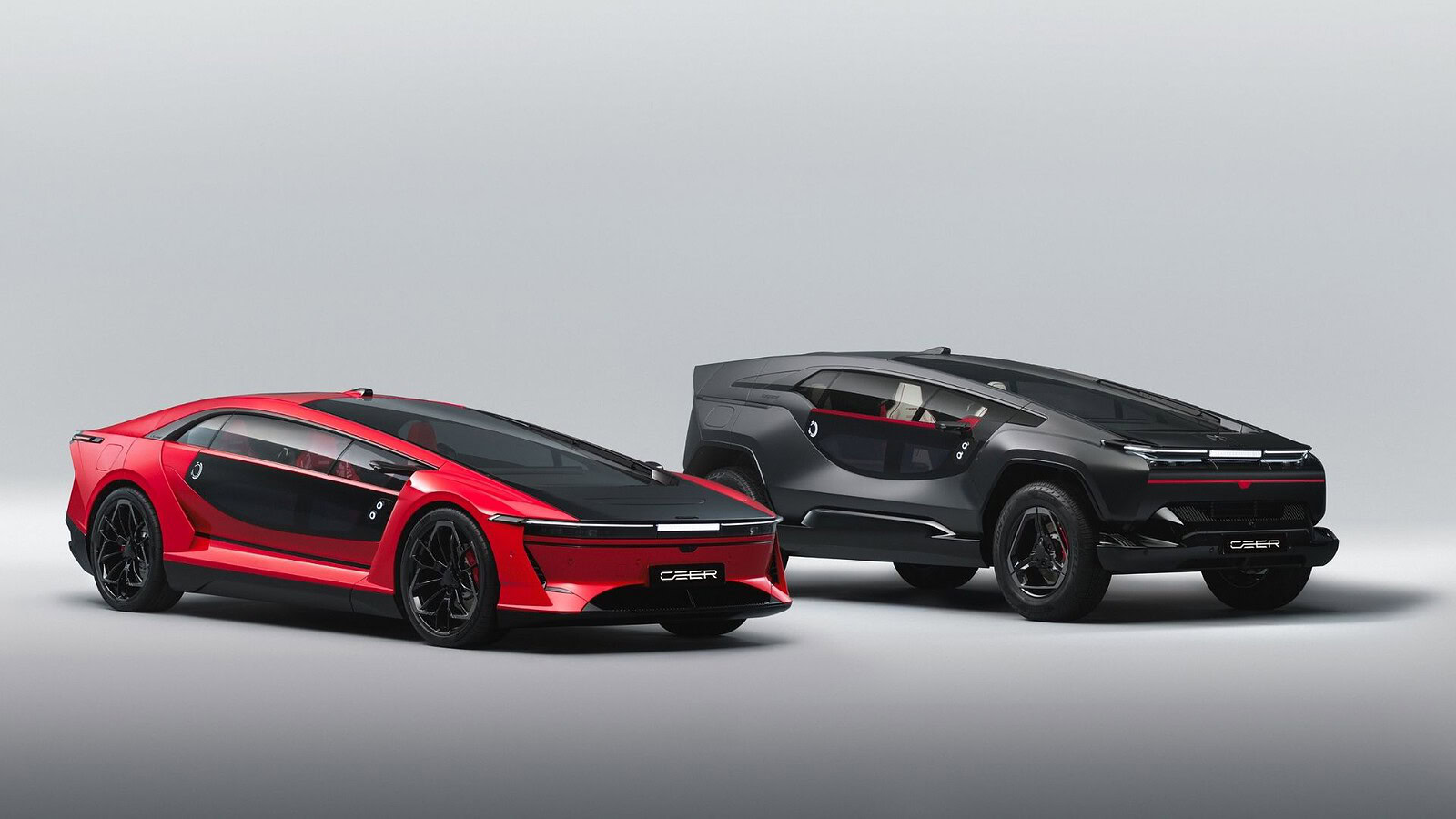 Ceer Motors svela berlina e SUV elettrici: oltre 1.100 cavalli