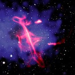 Chiave di violino cosmica: buco nero e scontro tra ammassi