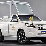 Fiat Titano diventa la papamobile di Leone XIV in Uruguay