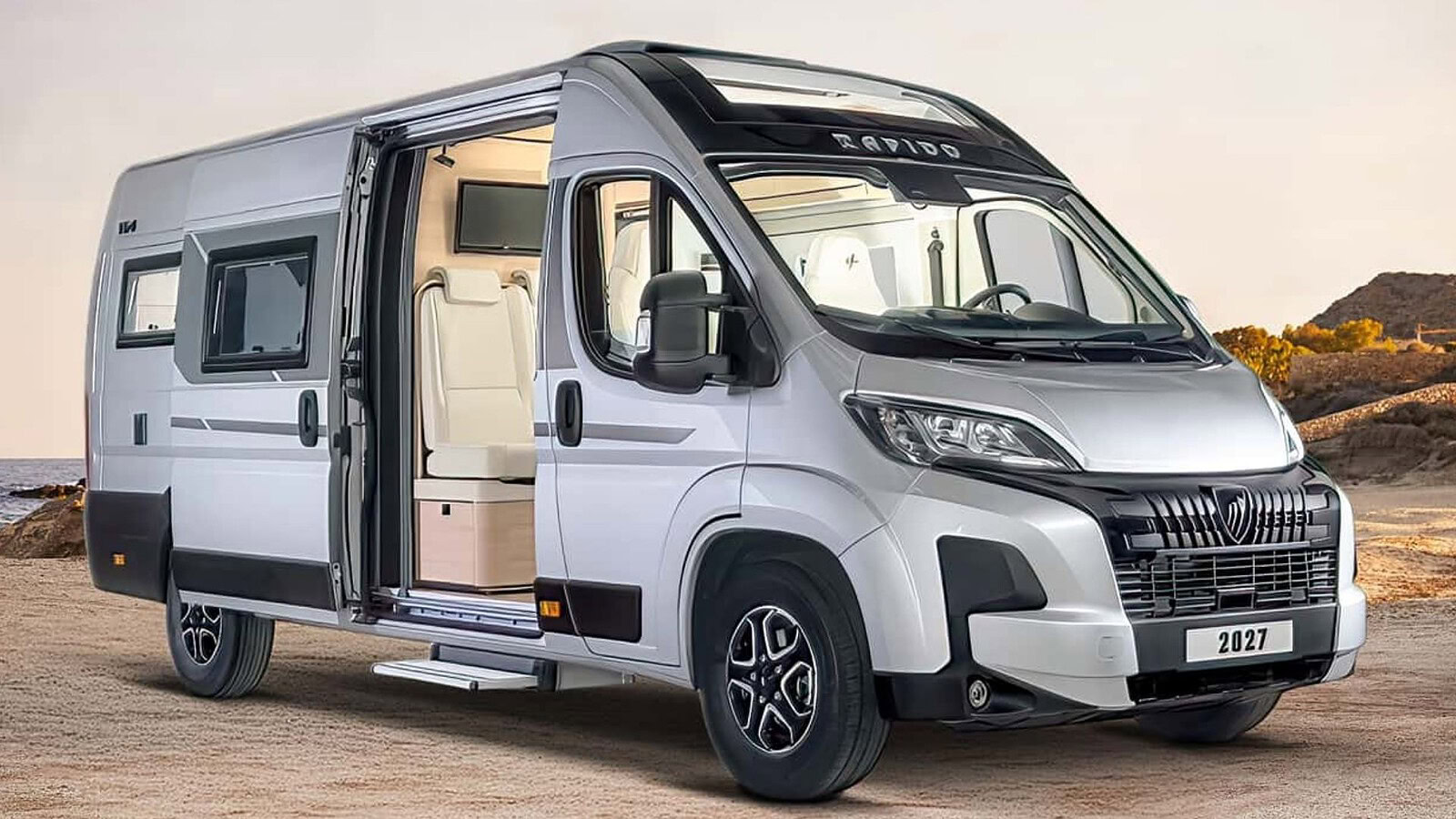 Rapido V64 2026: il campervan per coppie con una camera insolita