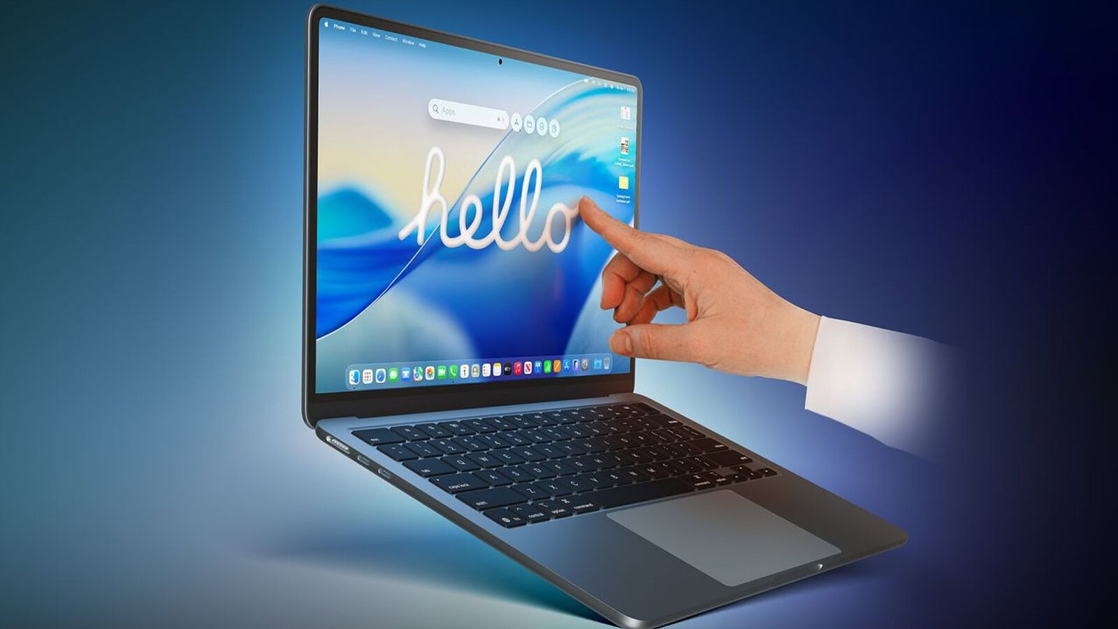 MacBook Pro OLED touch: macOS 27 ripensato per le dita