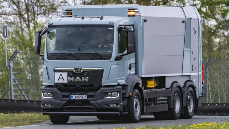 MAN eTGS a Ecomondo: il camion elettrico per la raccolta rifiuti