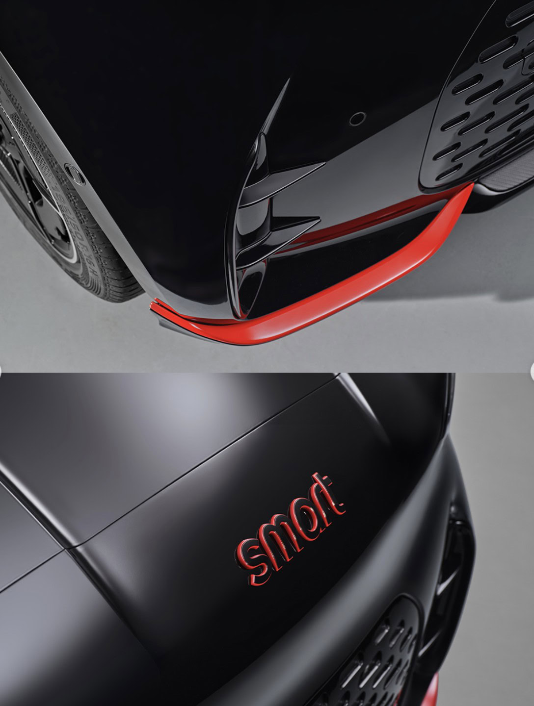 Smart #2 Brabus - dettaglio Smart #2 arriverà anche in stile Brabus: la biposto elettrica si veste di rosso e nero