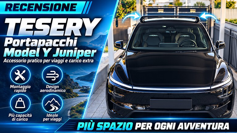 portapacchi TESERY Tesla Model Y Juniper