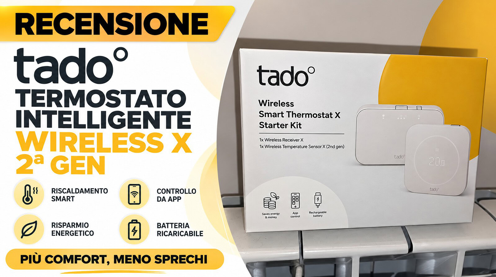 Termostato Intelligente Wireless X 2ª gen 7