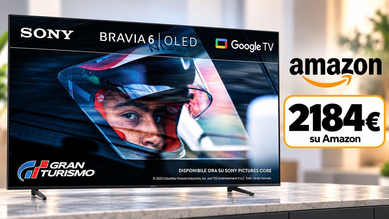 Sony BRAVIA 6 OLED 77 pollici: 4 HDMI 2.1 e minimo storico su Amazon