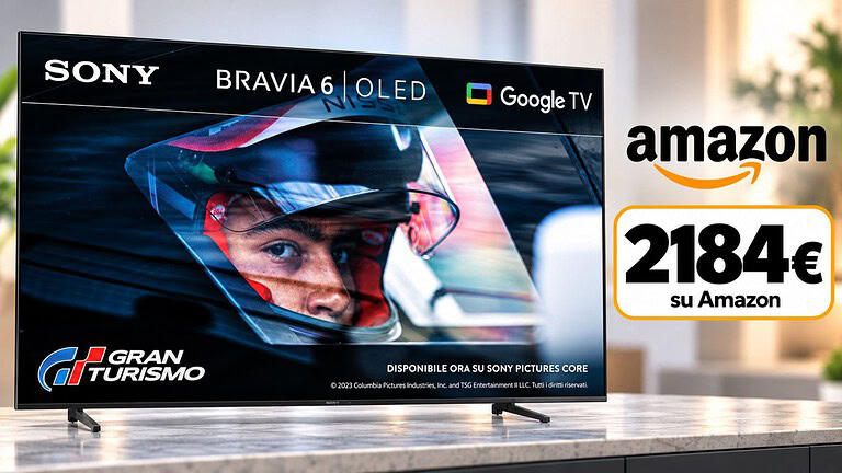 Sony BRAVIA 6 OLED 77 pollici: 4 HDMI 2.1 e minimo storico su Amazon