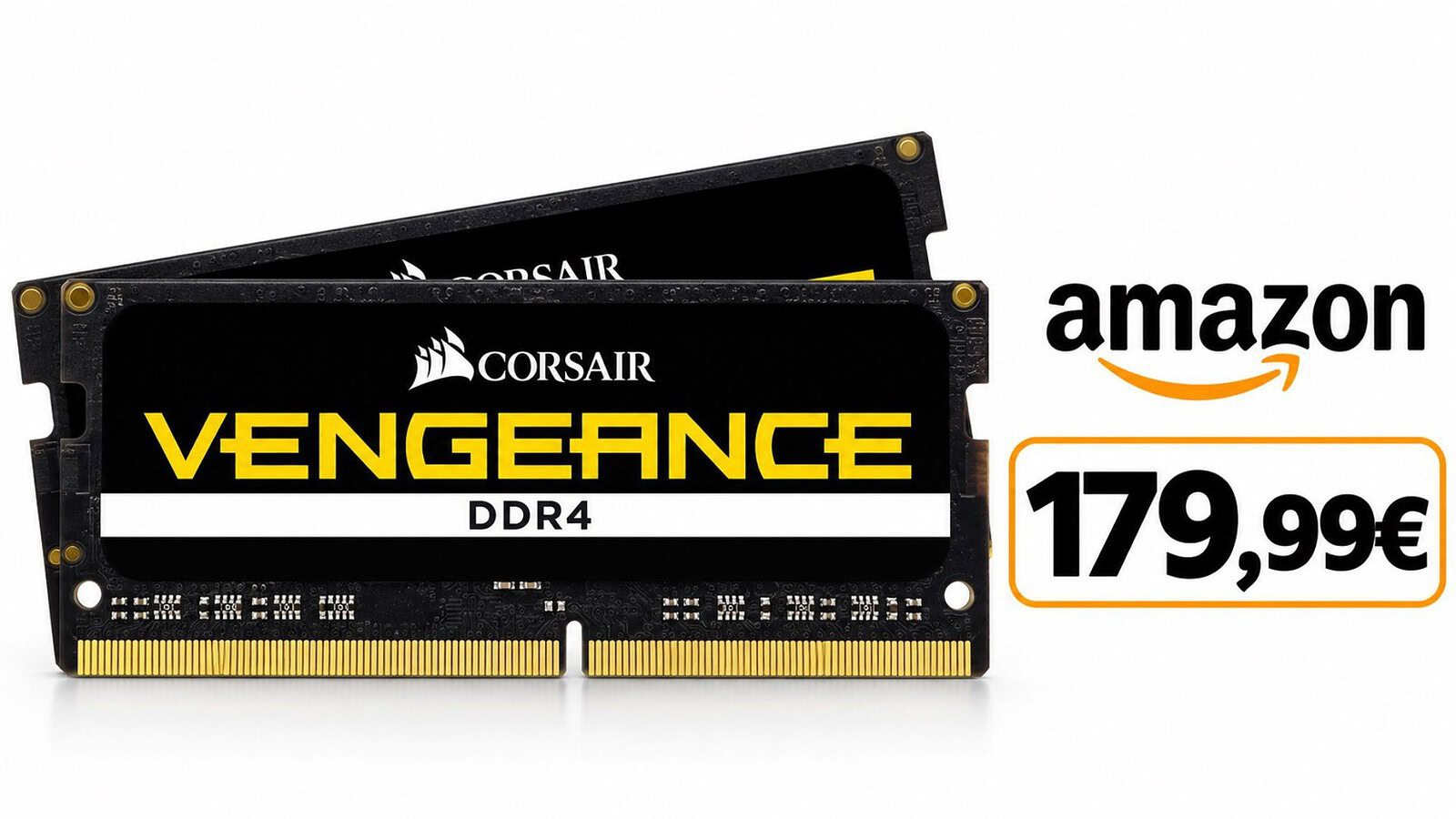 Corsair Vengeance SODIMM 32GB al minimo storico: ora a 179,99€