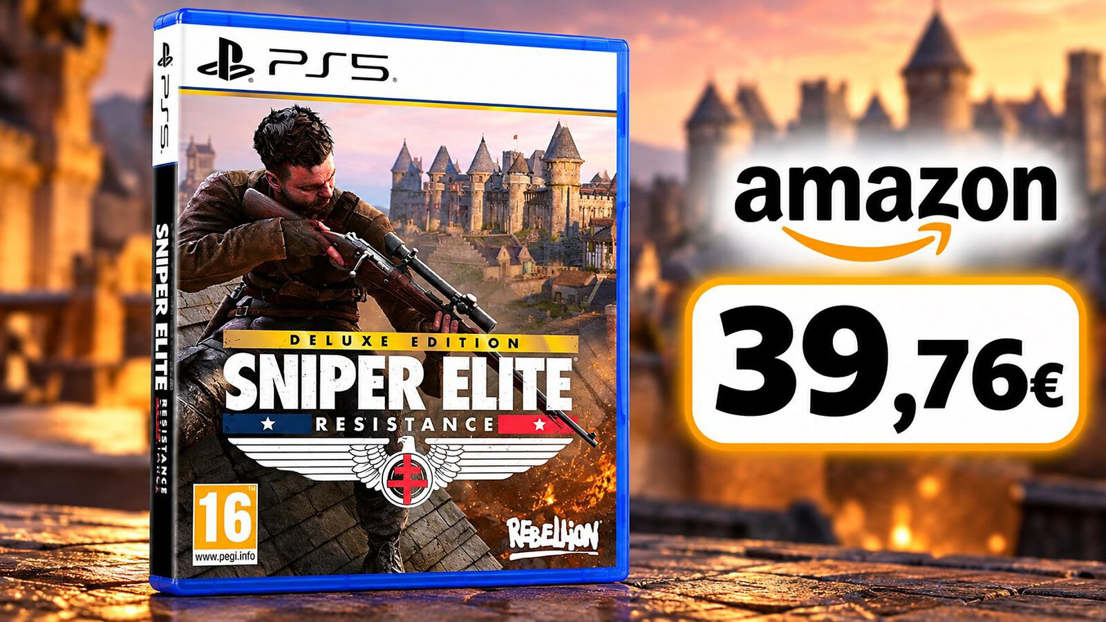 Sniper Elite: Resistance Deluxe per PS5 a meno della metà
