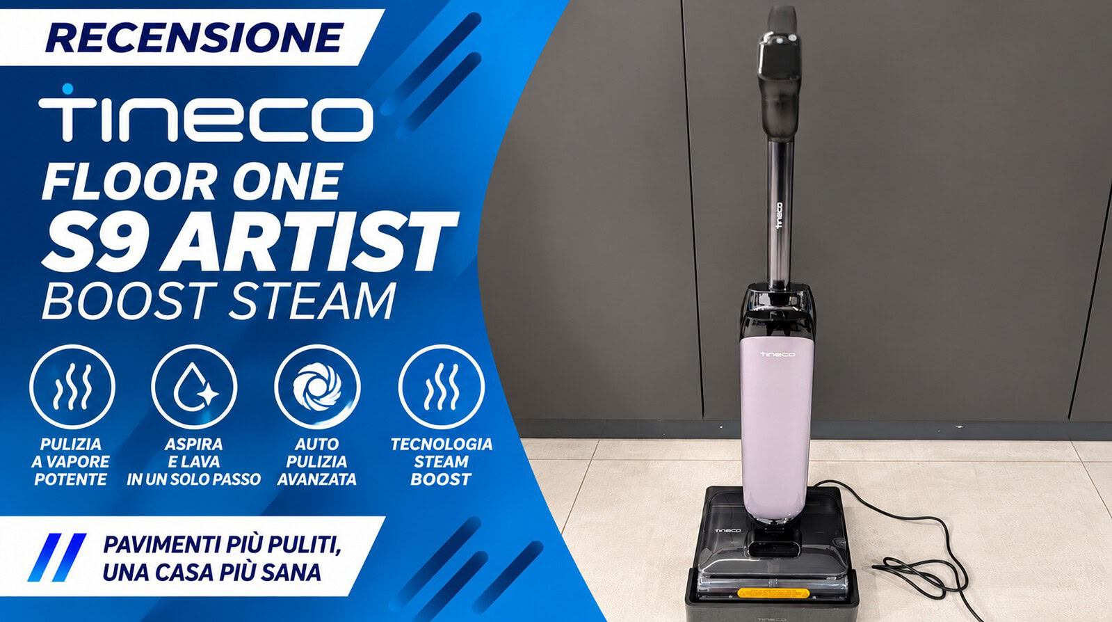 Tineco FLOOR ONE S9 Artist Boost Steam