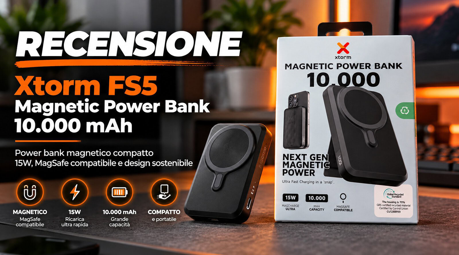 Xtorm FS5 Magnetic Power Bank