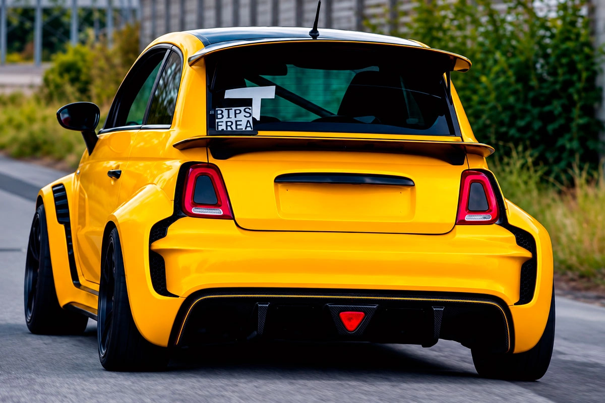 Fiat 500 Abarth da 350 CV e trazione integrale: ed è omologata