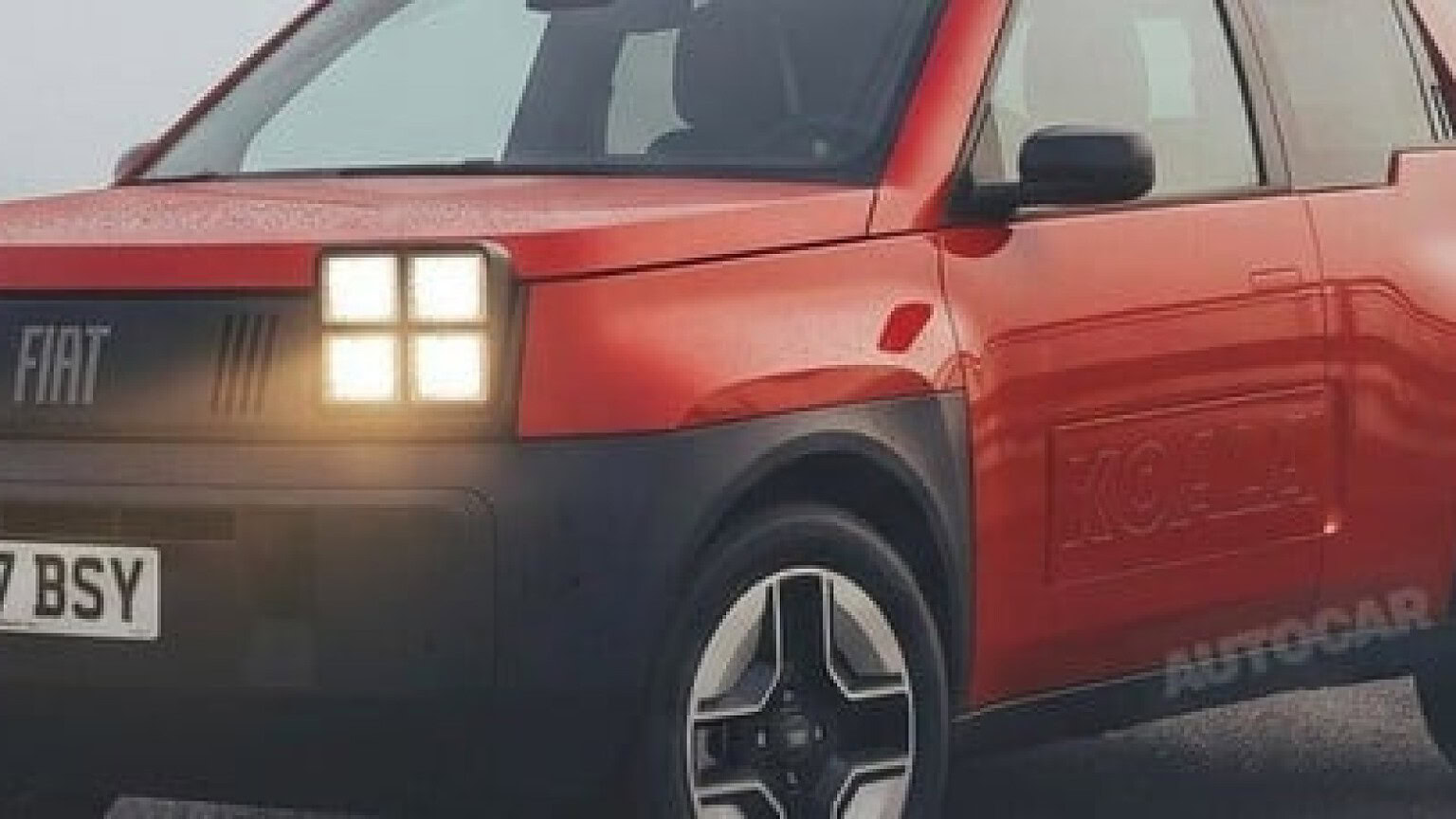 FIAT Koala: citycar elettrica ispirata alla Panda su base 2CV