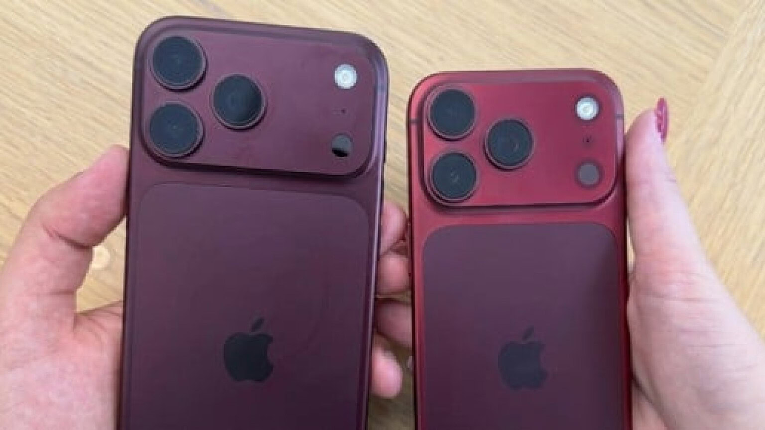 iPhone 18 Pro Burgundy diventa rosso acceso in tre settimane