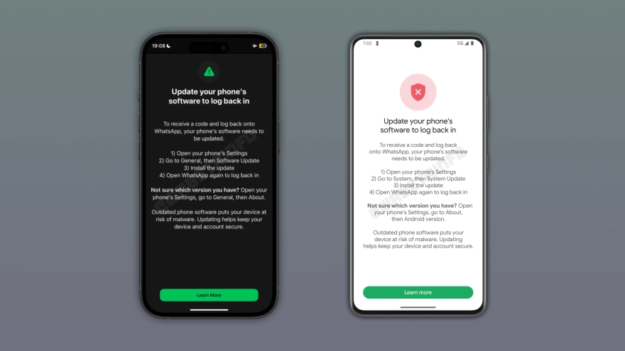 blocco WhatsApp WhatsApp blocca l'accesso su Android e iOS datati: niente rinvii